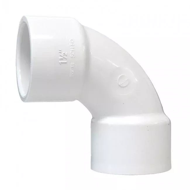 1½" Pool Sweep Elbow, Socket x Socket (406015SW)