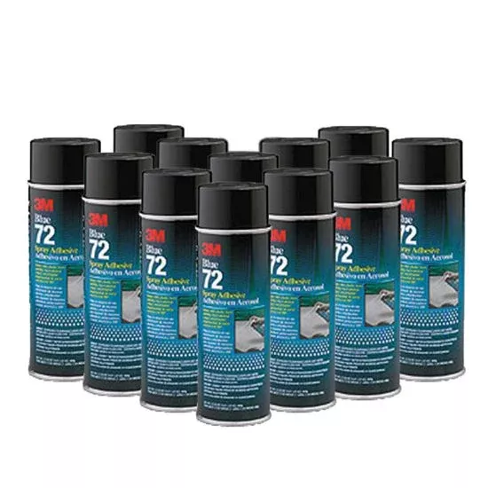 1 QT 3M BLUE #72 SPRAY ADHESIVE CASE OF 12
