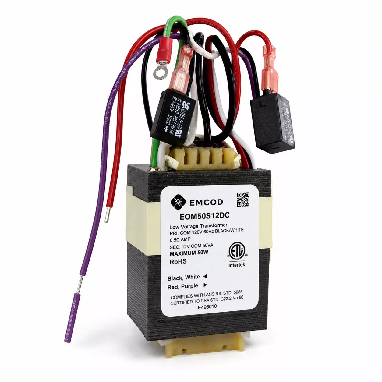 12VAC Power Transformer 50W