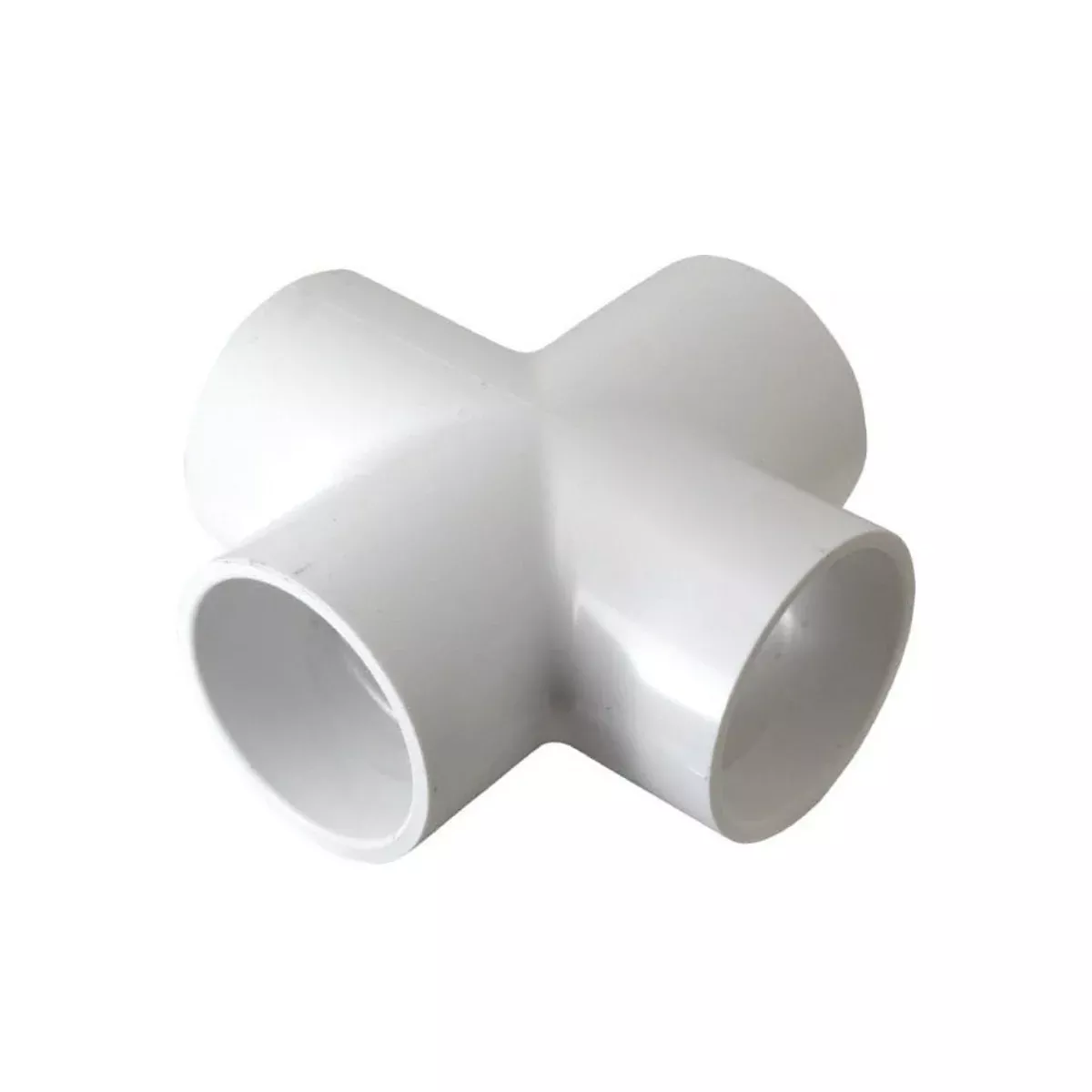 2" PVC SCH40 Cross (SOC x SOC x SOC x SOC)