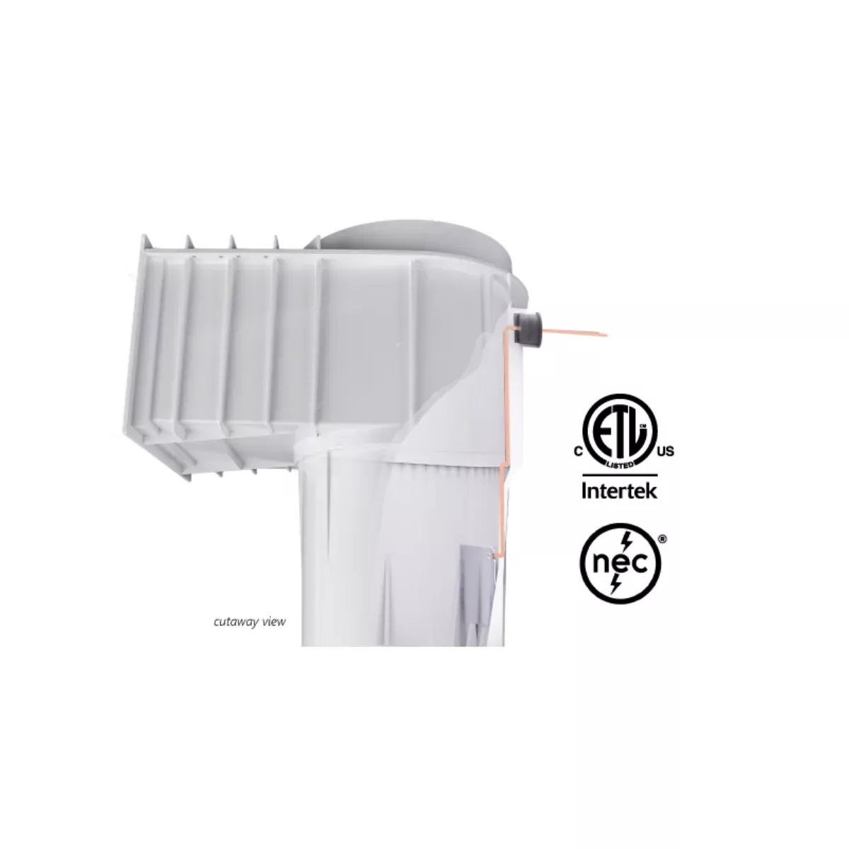 2" Socket x 2.5" Spigot White Pool Defender Dual Port Skimmer