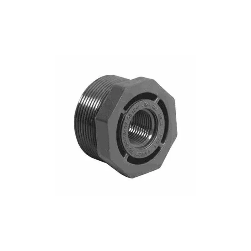 .5″ X .25″ MPT X FPT REDUCER BUSHING SCHEDULE 80 GRAY FLUSH