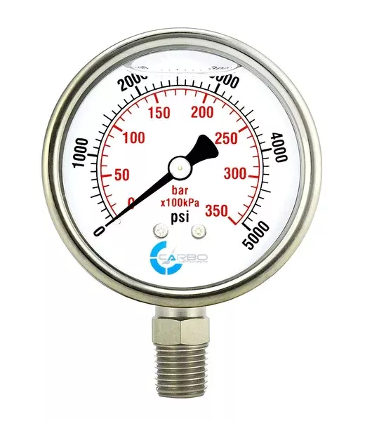 5000 PSI Fluid Gauge compatible for 102814