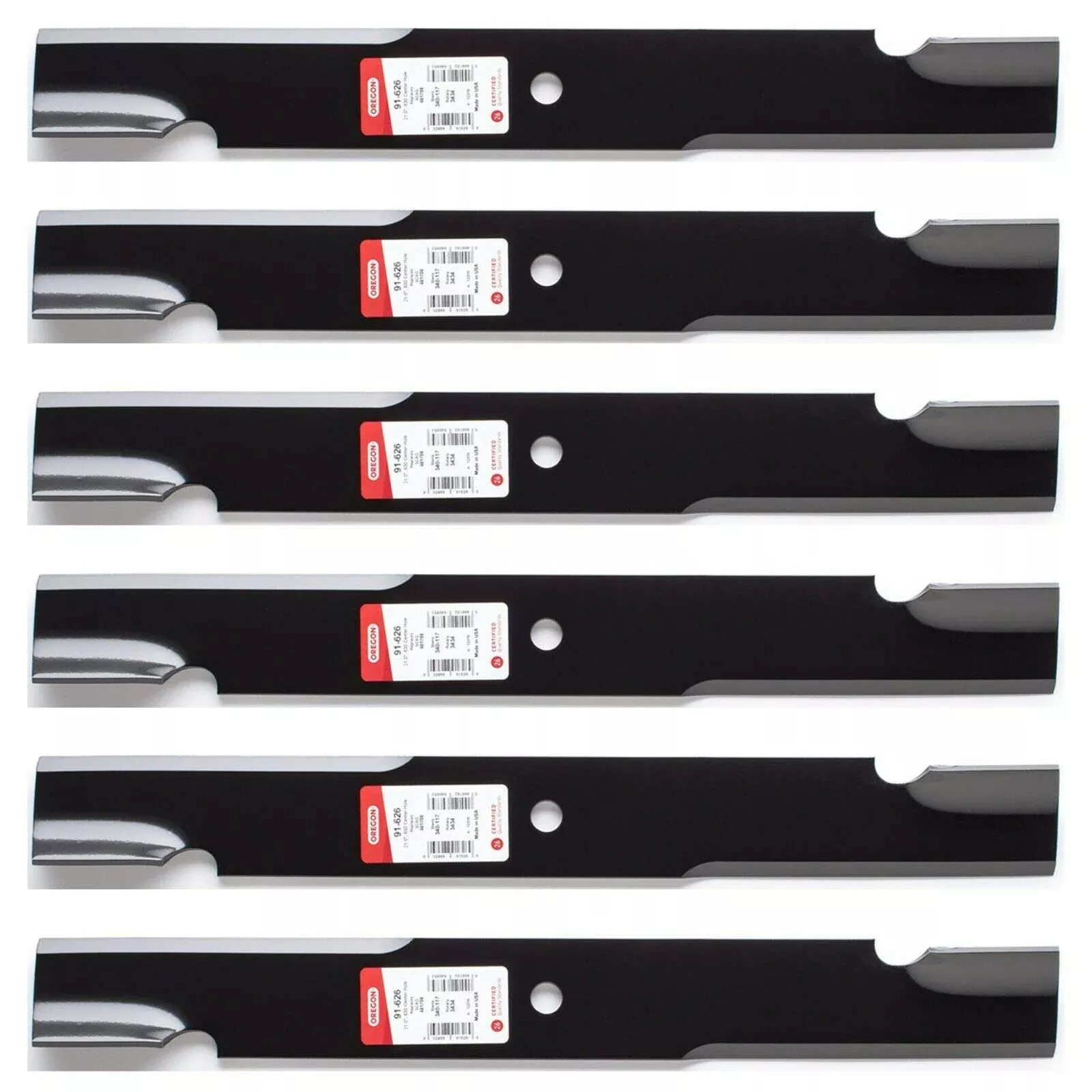 6PK Oregon 91-626 Blade for 61 Scag 48111 481708 Ferris 5020842 5101755 Simplicity 5022808ASM