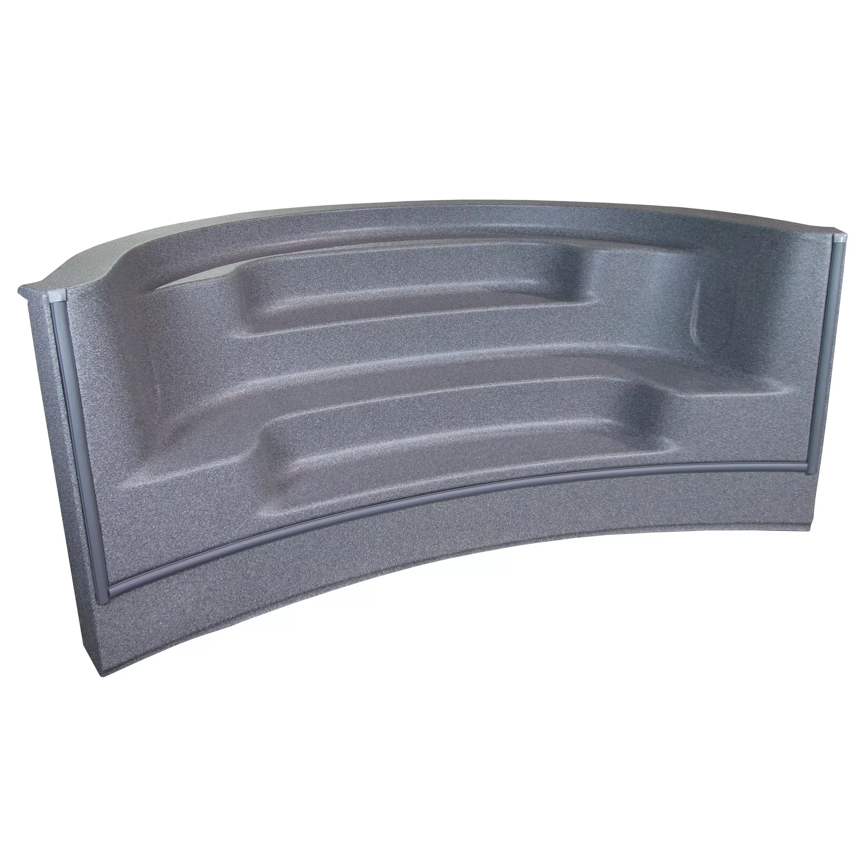 8'x9' Radius Front Roman Back Bullnose Step Granite