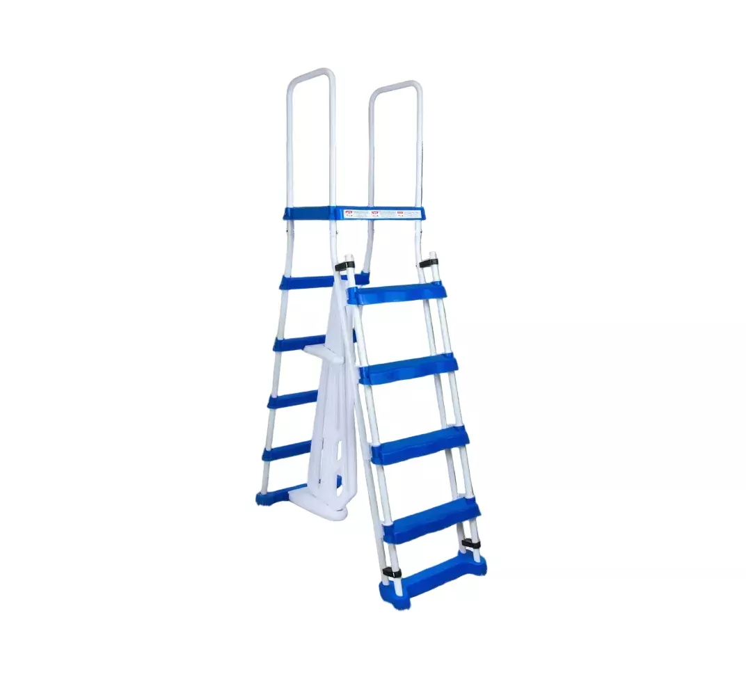 AG Entry Ladder | 48–54" Pools | Safety Barrier | Platform Top