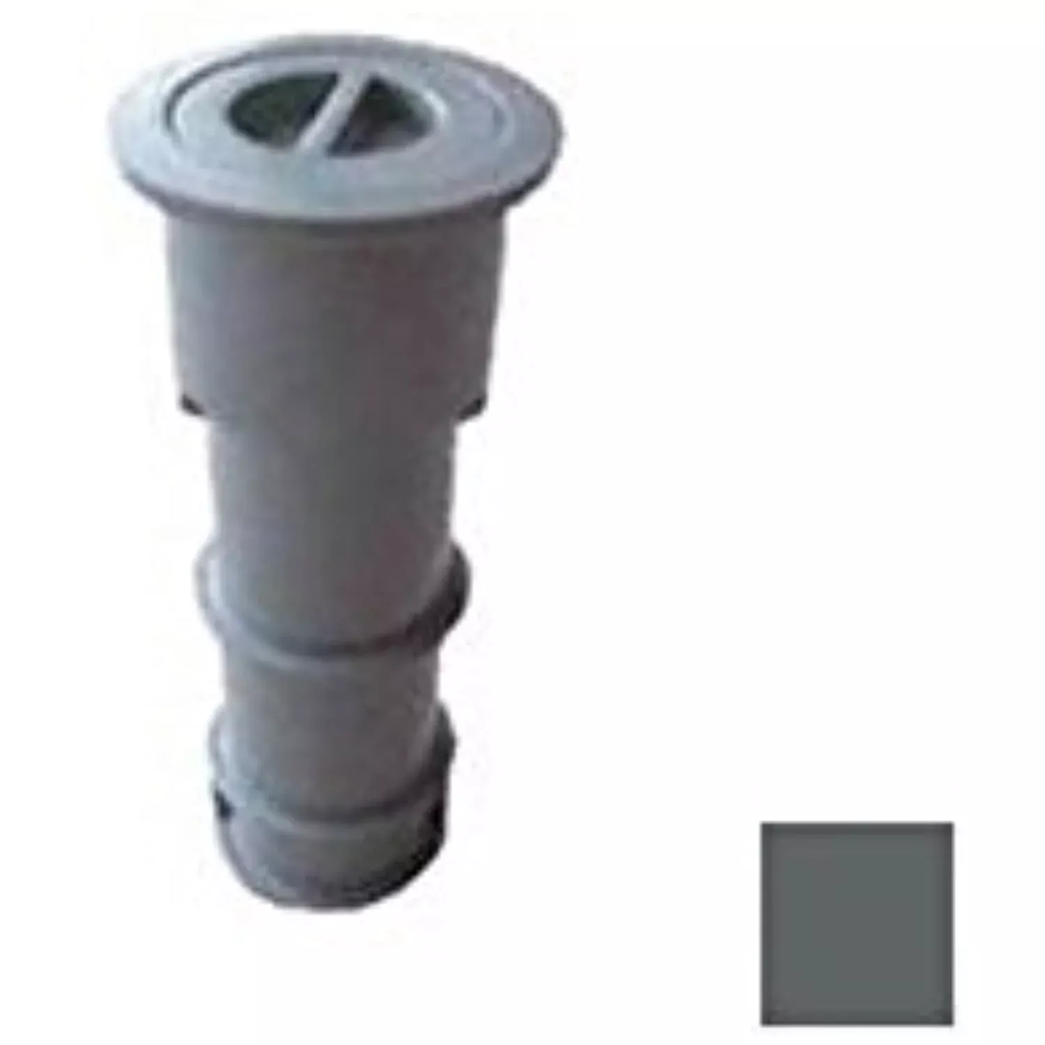AquaStar 7.5" Umbrella Stands with Sleeve and Center Cap - Dark Gray US105