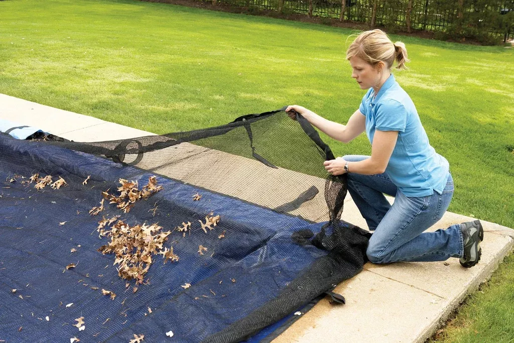 Arctic Armor Leaf Net Rectangle In-Ground Swimming Pool Cover