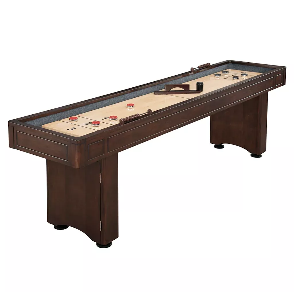 Austin 9' White Maple & Poplar Shuffleboard Table