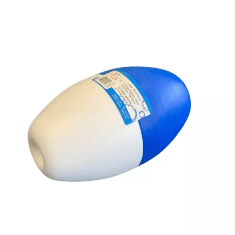 Blue and White Float