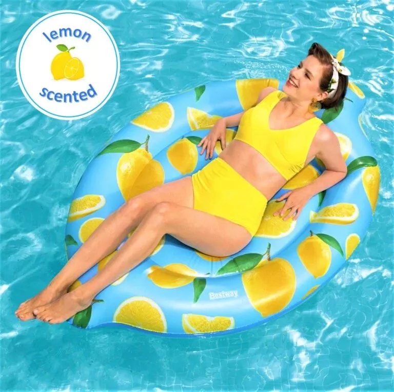 BWT Bestway’s Scentsational™ Lemon Inflatable Pool Float