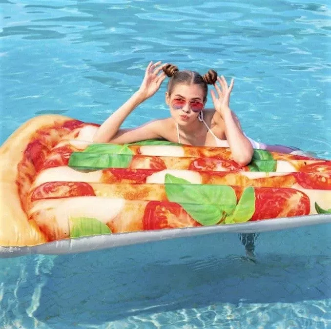 BWT H20GO! Pizza Party Lounge Pool Inflatable By Bestway