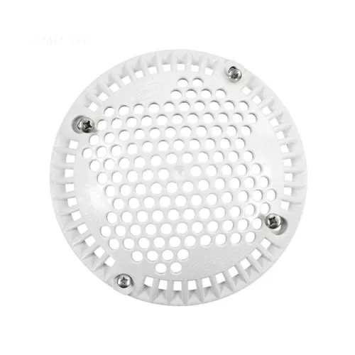 Carvin/Jacuzzi MO Main Drain Cover 43112804K – White Round Dome with Screws