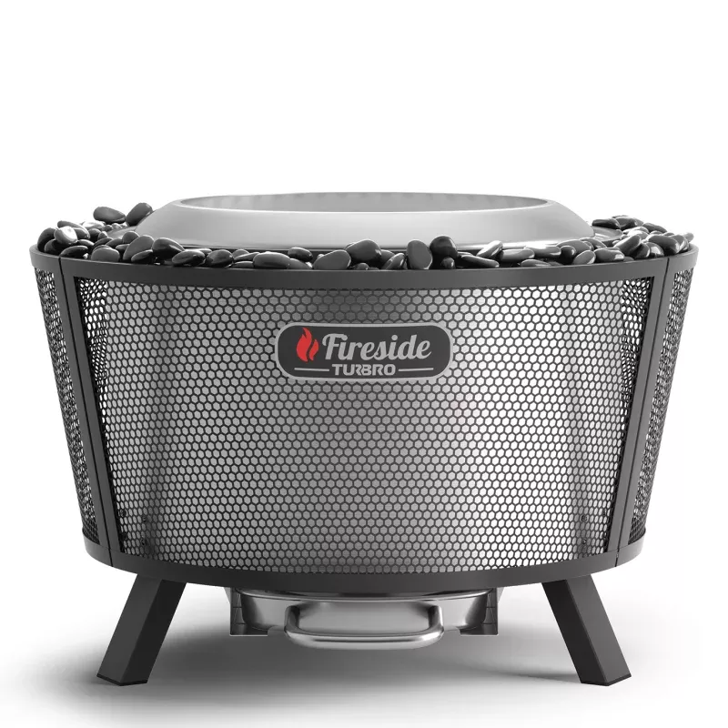 [Discontinued] Fireside Pluto R29 Outdoor Fire Pit– Painted Black
