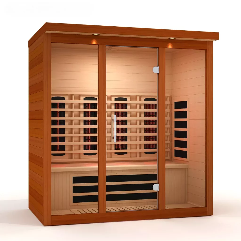 Dynamic Vila Grande 4 Person Full Spectrum Nero Zero EMF FAR IR Sauna