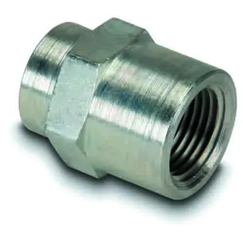 Enerpac FZ1615 Reducing Connector, 10000 PSI, Connection From 3/8″ NPTF Female to 1/4″ NPTF Female
