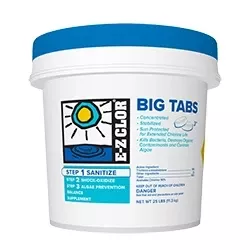 EZ CLOR BIG TABS 25 LB.