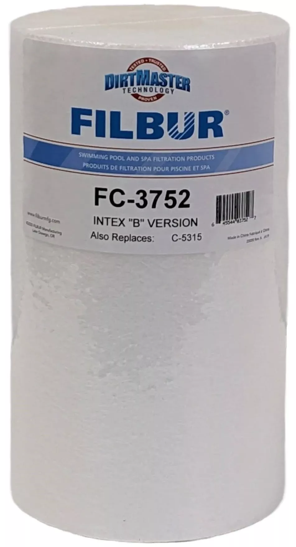 Filbur FC-3752 Replacement For Intex “Pool Filter B”