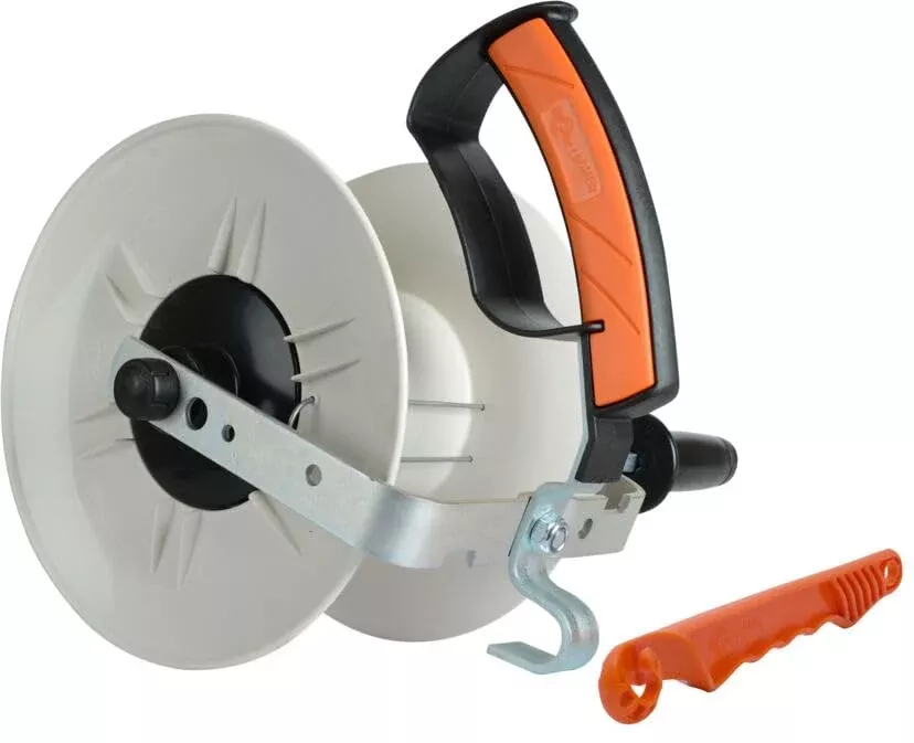 Gallagher Handheld Standard Reel | Lightweight, Strong, and Great for Portable Poly Wire Electric Fencing | Built-In Knuckle Guard