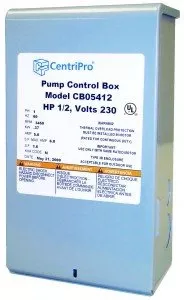 Goulds CB20412MC Submersible Pump Control Box, 2 HP, 230 V, 1 PH
