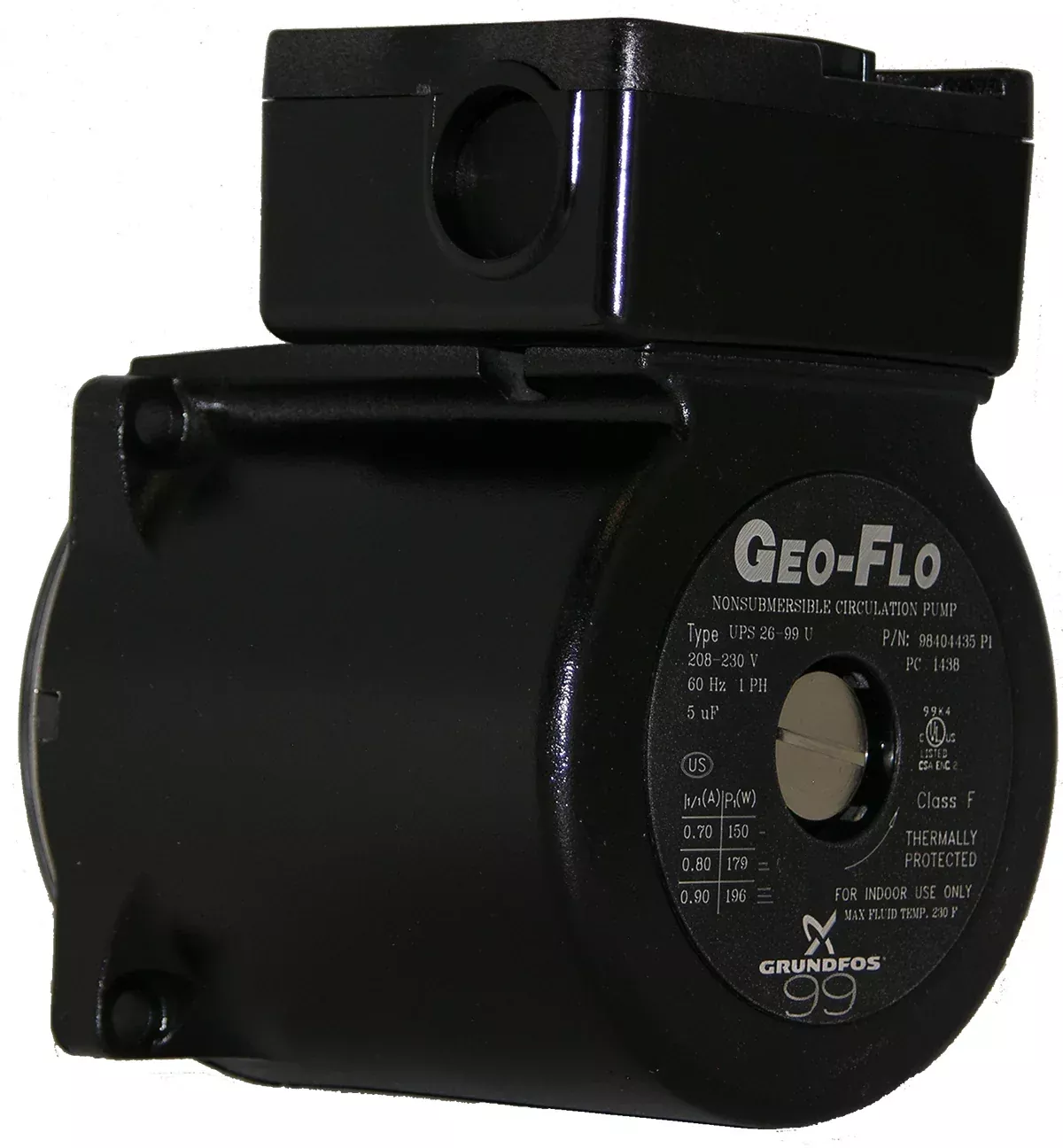 Grundfos Pump - UP26-99 (Single Speed)