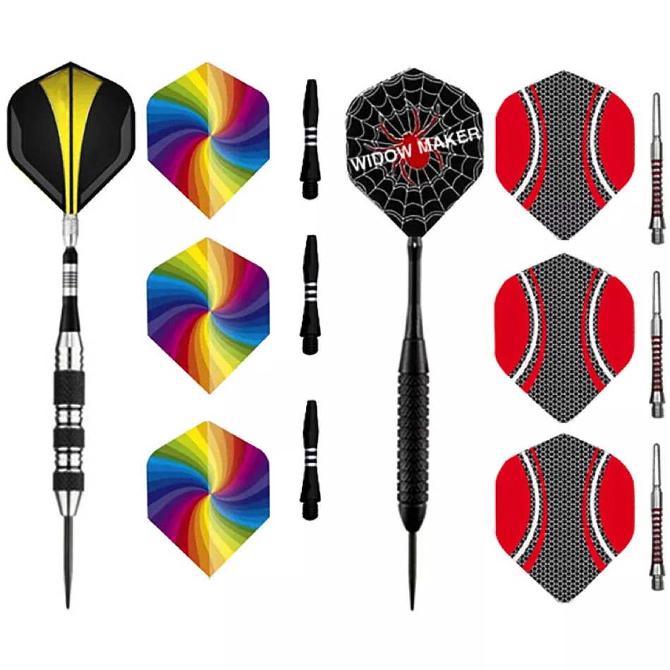 Hathaway Games & Sports Tempest or Widow Maker Steel Tip Dart Set of 3 Darts