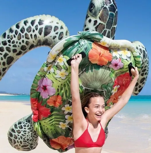 Intex Realistic Sea Turtle Inflatable Pool Ride-On