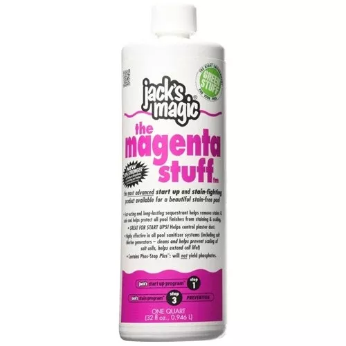 Jack's Magic Magenta Stuff Pool Stain & Scale Treatment – Quart