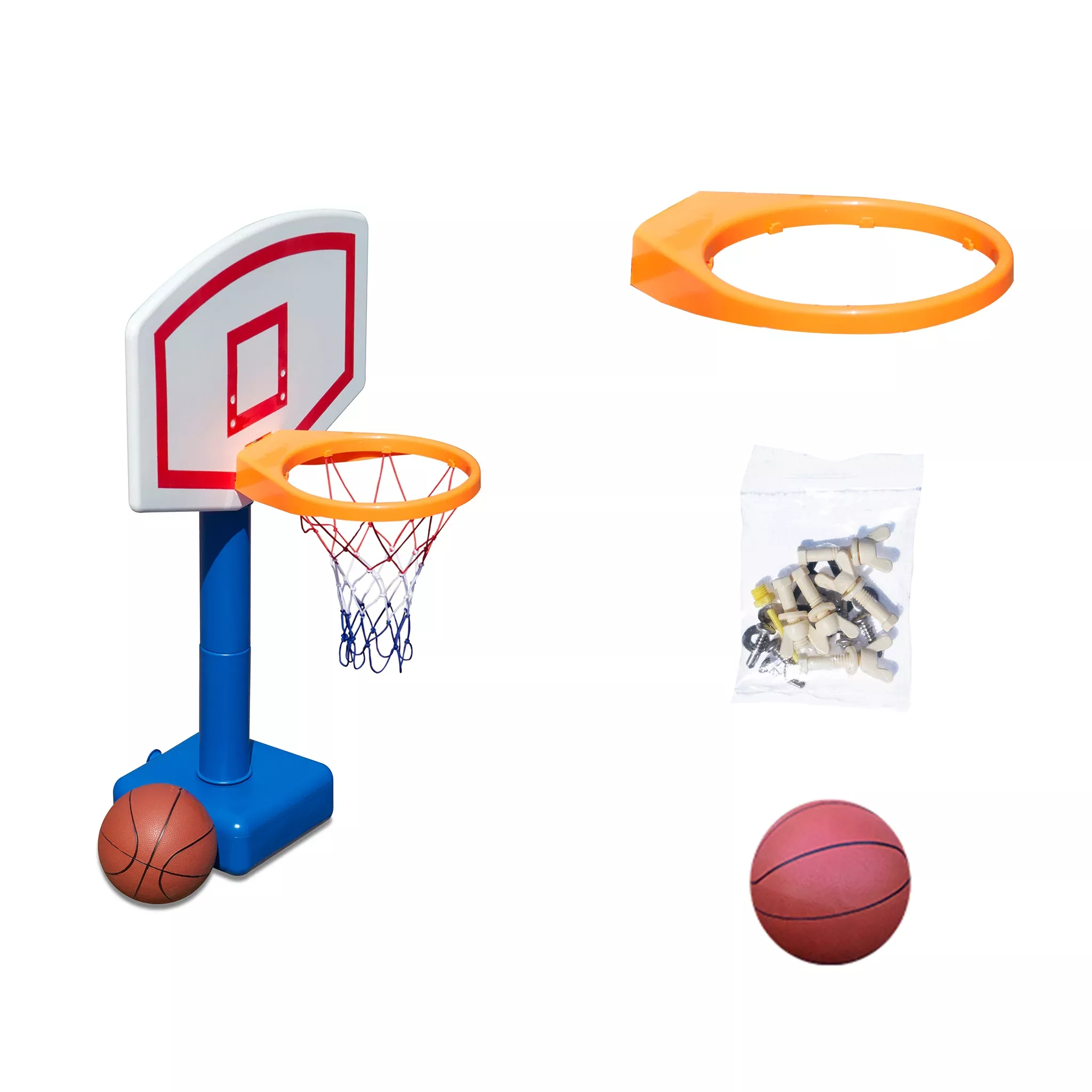 Jammin' Inground Poolside Basketball Parts