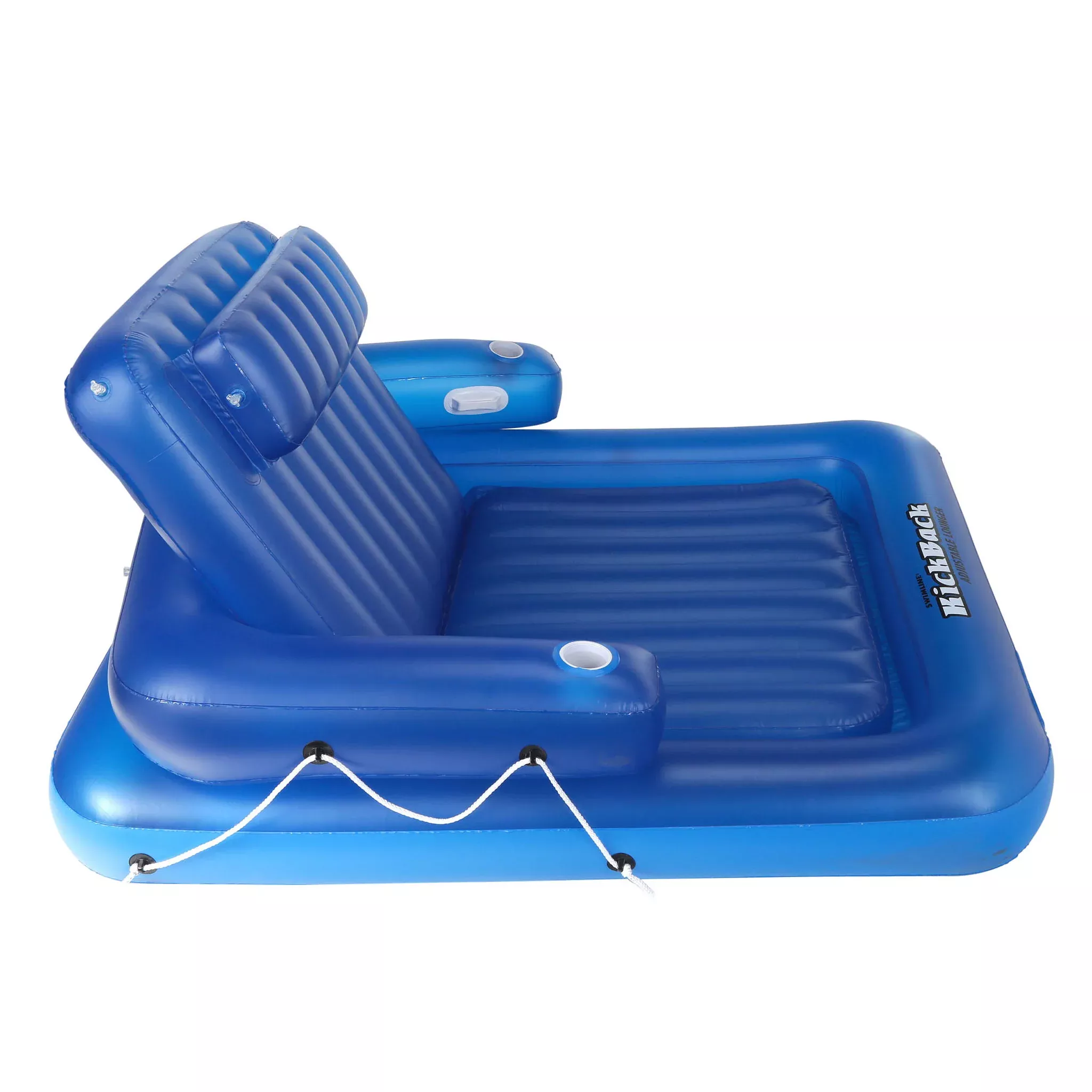 Kick-Back Double Adjustable Lounger | 76" x 66" | Fits 2 People | Reclining