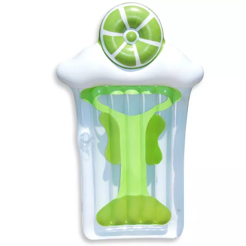 Margarita Mat Pool Float | 74" Lounger | Cupholder | Clear Top