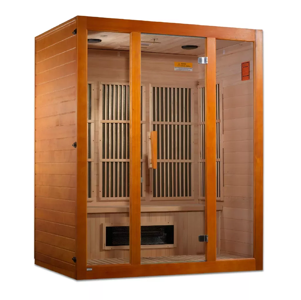 Maxxus Alpine Dual Tech 3 person Low EMF FAR IR Sauna