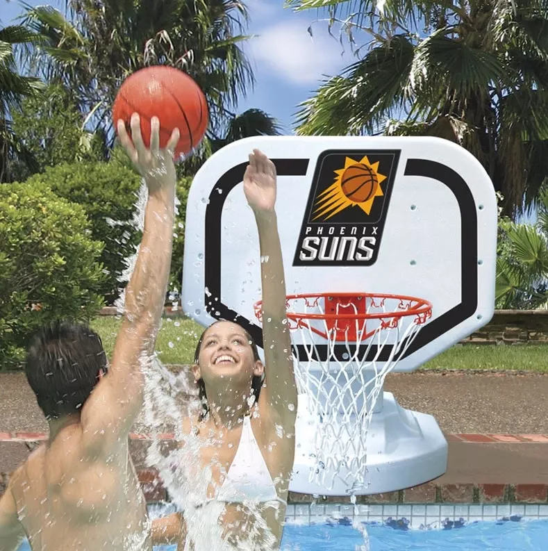 NBA Phoenix Suns USA Competition Style Poolside Basketball Game From Poolmaster