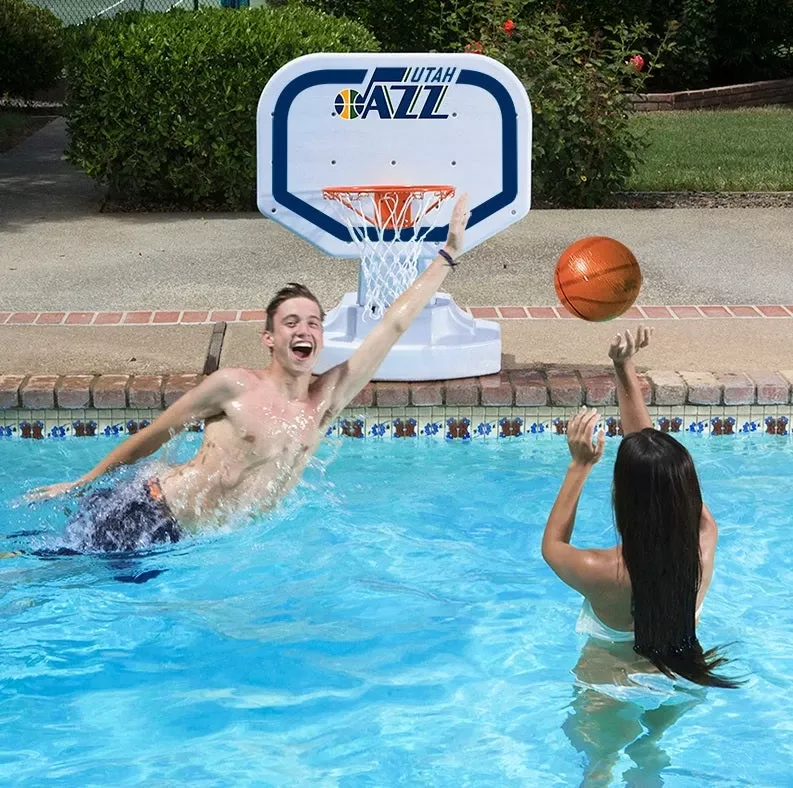 NBA Utah Jazz USA Competition Style Poolside Basketball Game From Poolmaster
