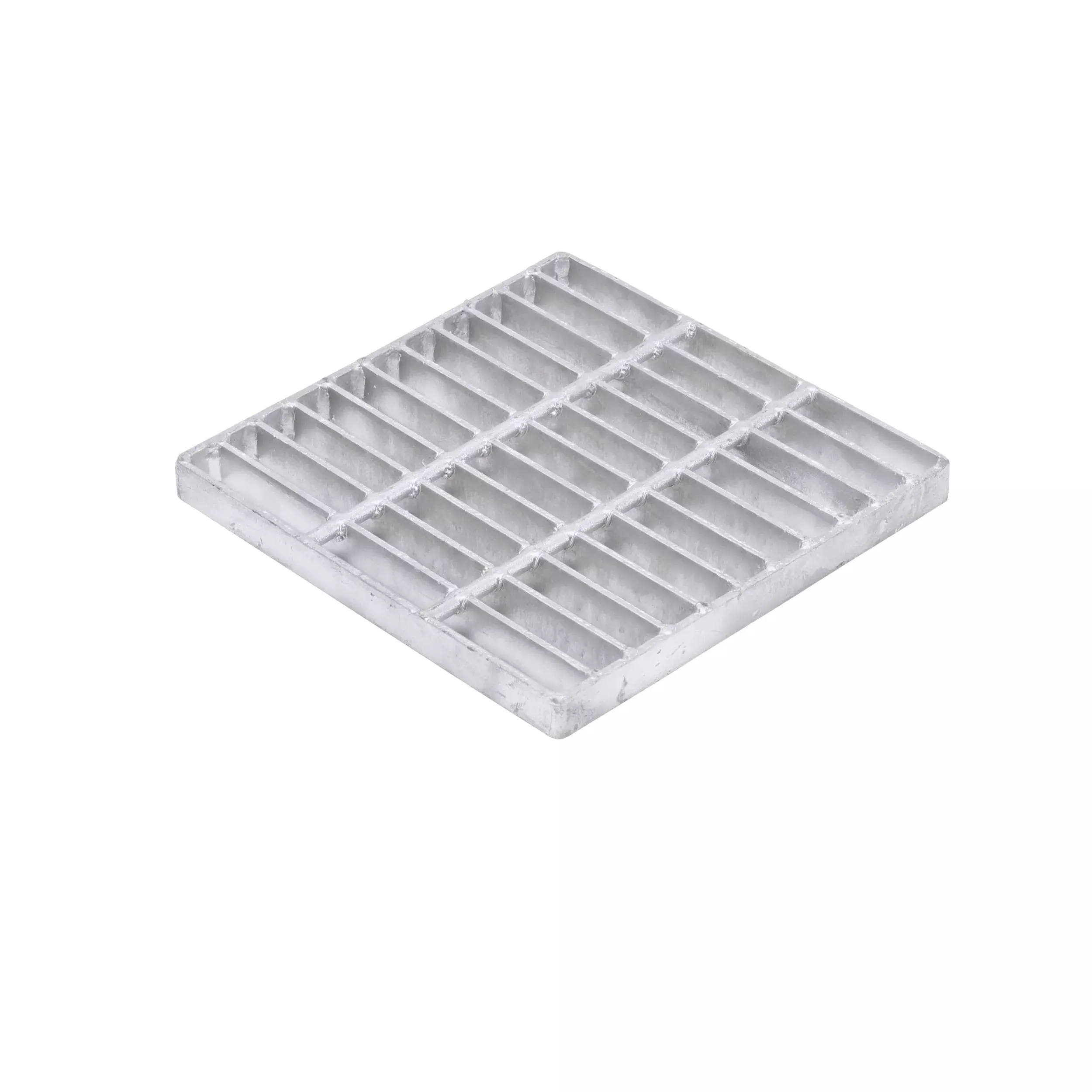 NDS 1215 Square Catch Basin Drain Grate, Fits 12-Inch Catch Basin Drain, Risers and Low Profile Adapter, 12-Inch, Galvanized Steel