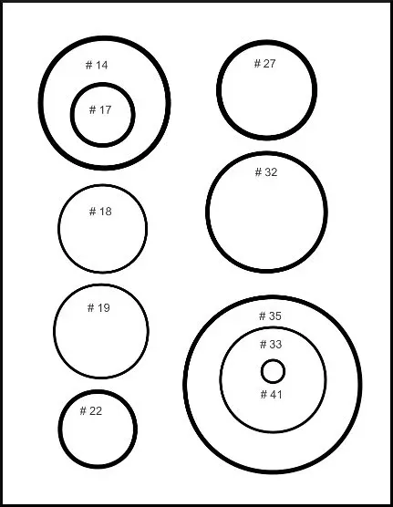 O-Ring Depot O-ring Kit compatible for Paslode 5250 /65 5300 /75 5325 /80 5350 /90