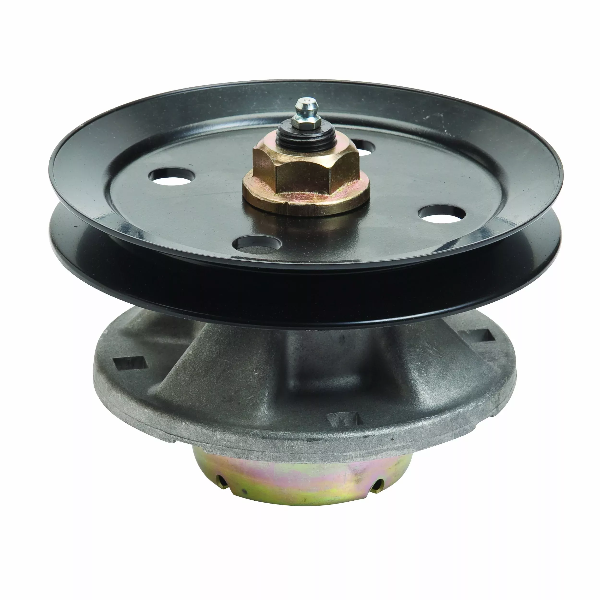 Oregon 82-333 John Deere Spindle Assembly with Pulley for AM121342 Gray