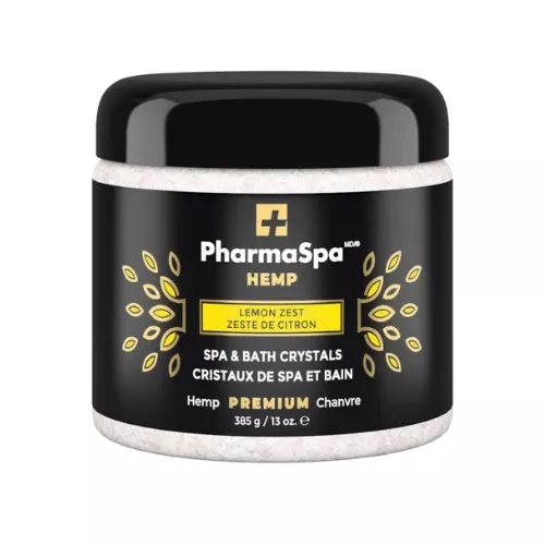PharmaSpa Hemp Lemon Zest Spa & Bath Aromatherapy Crystals (385g/13oz)