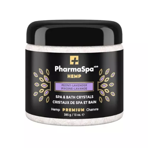 PharmaSpa Hemp Peony Lavender Spa & Bath Aromatherapy Crystals (385g/13oz)
