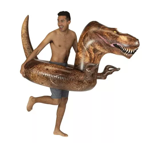 Pool Candy 48 Inch T-Rex Pool Tube – Inflatable Dinosaur Float