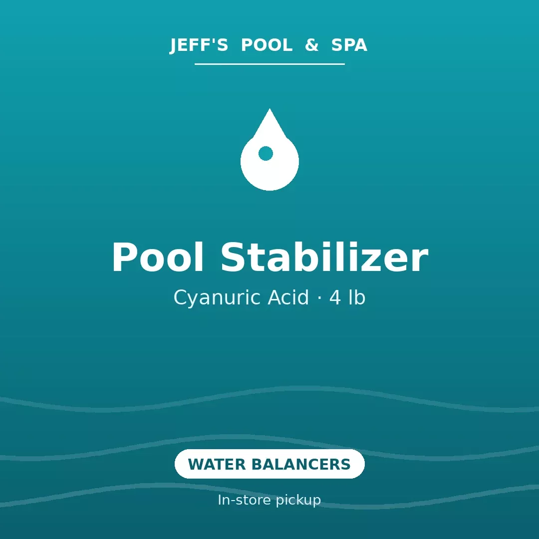 Pool Stabilizer / Conditioner — Cyanuric Acid (4 lb)