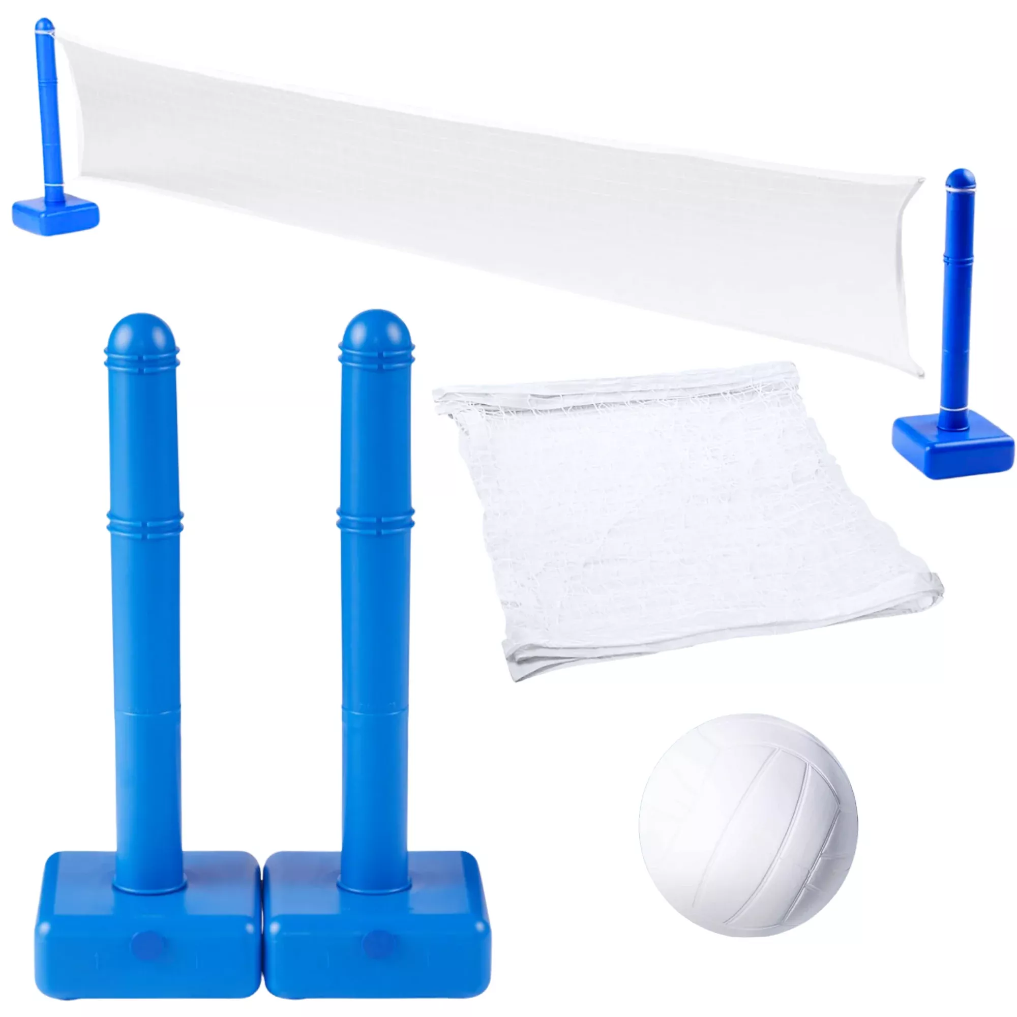 Pool Volleyball Game | For Inground Pools | Adjustable Net Up to 20 Feet