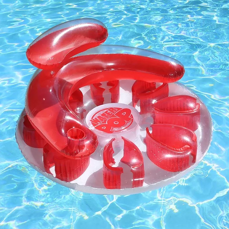 Poolmaster’s Circular Water Pop Inflatable Pool Lounge