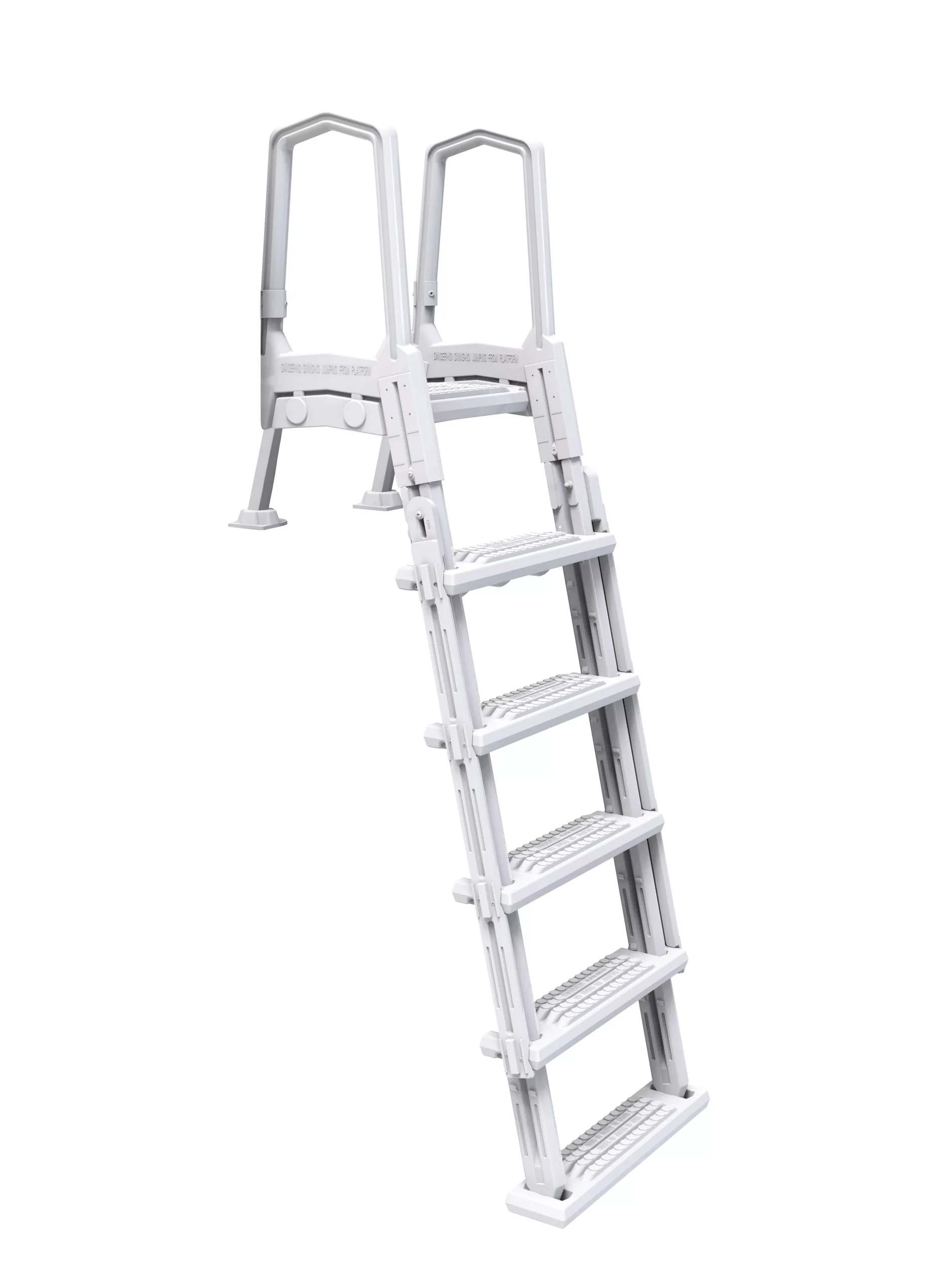 Premium External Ladder | 48–54" AG Decks | Flip-Up Design | Mounting Legs