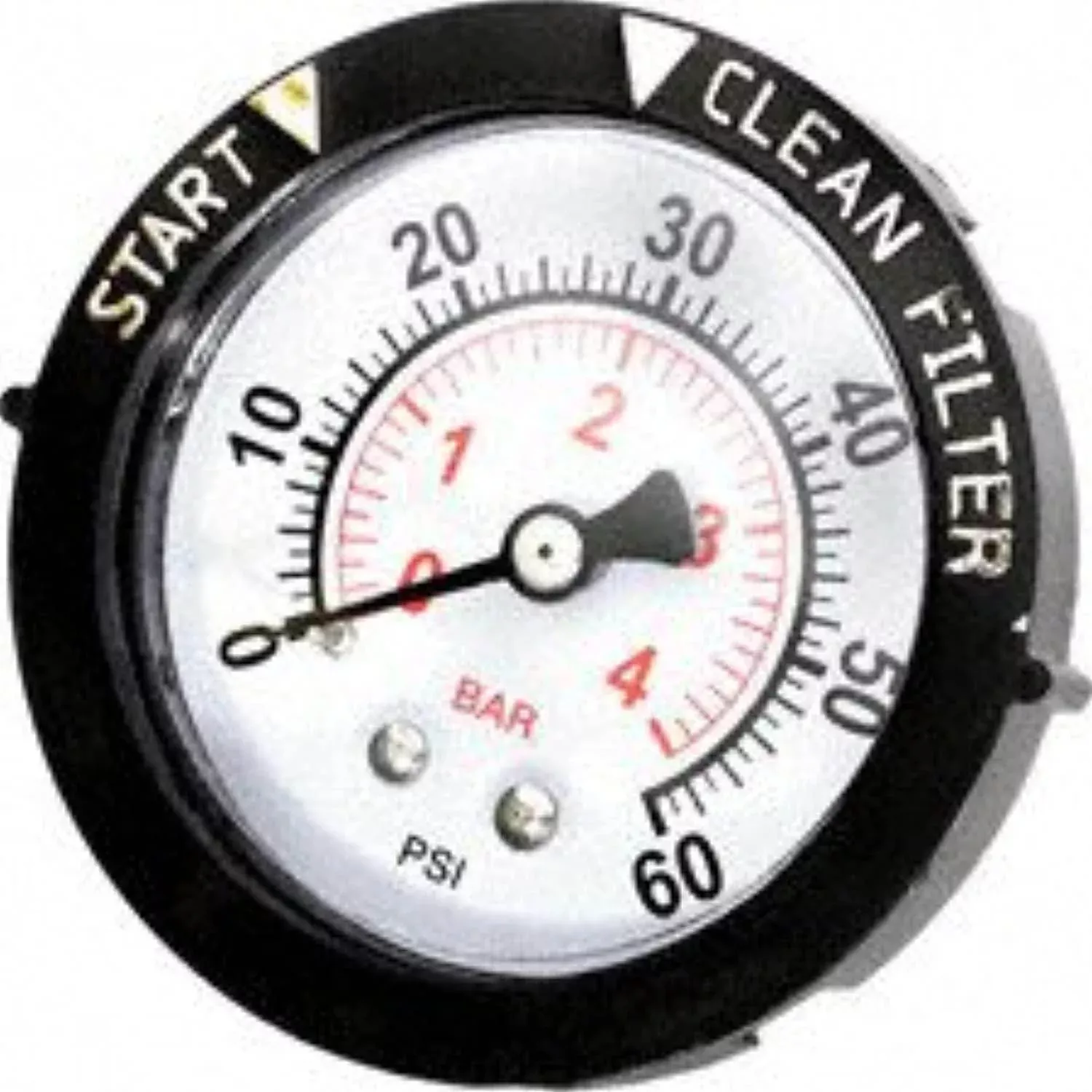 Pressure Gauge W/Indicator Rear Mount