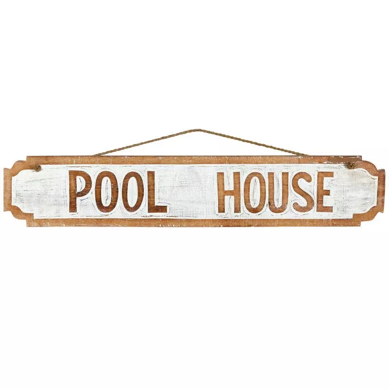 RAM Gameroom Pool House Sign – Outdoor Pool Décor