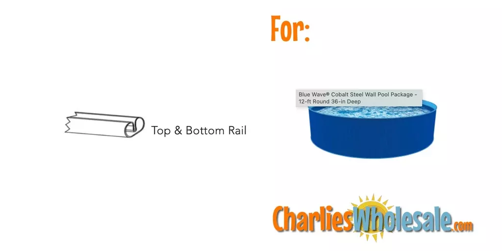 Replacement Part NBP6065 Top or Bottom Rail