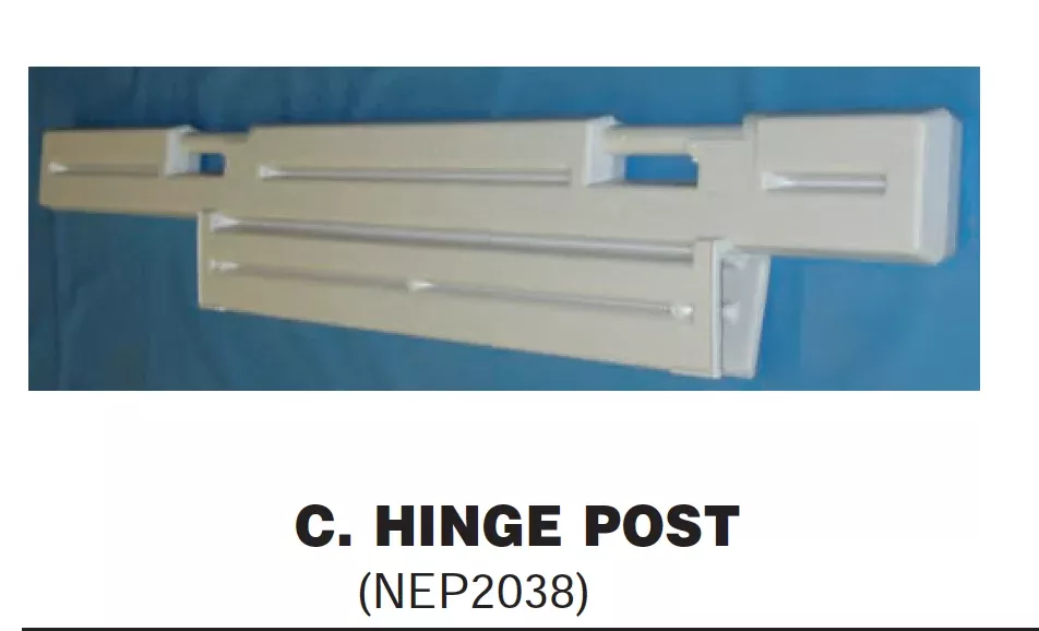 Replacement Part NEP2038 Hinge Post