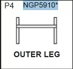 Replacement Part NGP5910 Outer Leg