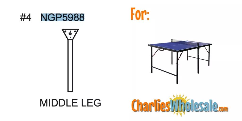 Replacement Part NGP5988 Middle Leg